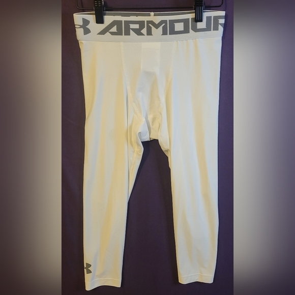 Under Armour White Tight Leggings. Size M - Picture 1 of 4